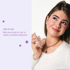 Evereden Fragrance Hair and Body Mist - Darling: Clean and Vegan Collectible Hair and Body Spray for Teen Girls - Amplify Your Self Expression with Iconic Scents in Aesthetic Bottles | Long-Lasting Strawberry, Rose & Vanilla Scent, Aesthetic Bottle, Clean