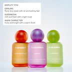 Evereden Fragrance Hair and Body Mist - Darling: Clean and Vegan Collectible Hair and Body Spray for Teen Girls - Amplify Your Self Expression with Iconic Scents in Aesthetic Bottles | Long-Lasting Strawberry, Rose & Vanilla Scent, Aesthetic Bottle, Clean