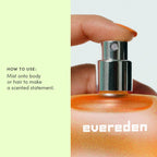 Evereden Fragrance Hair and Body Mist - Darling: Clean and Vegan Collectible Hair and Body Spray for Teen Girls - Amplify Your Self Expression with Iconic Scents in Aesthetic Bottles | Long-Lasting Strawberry, Rose & Vanilla Scent, Aesthetic Bottle, Clean