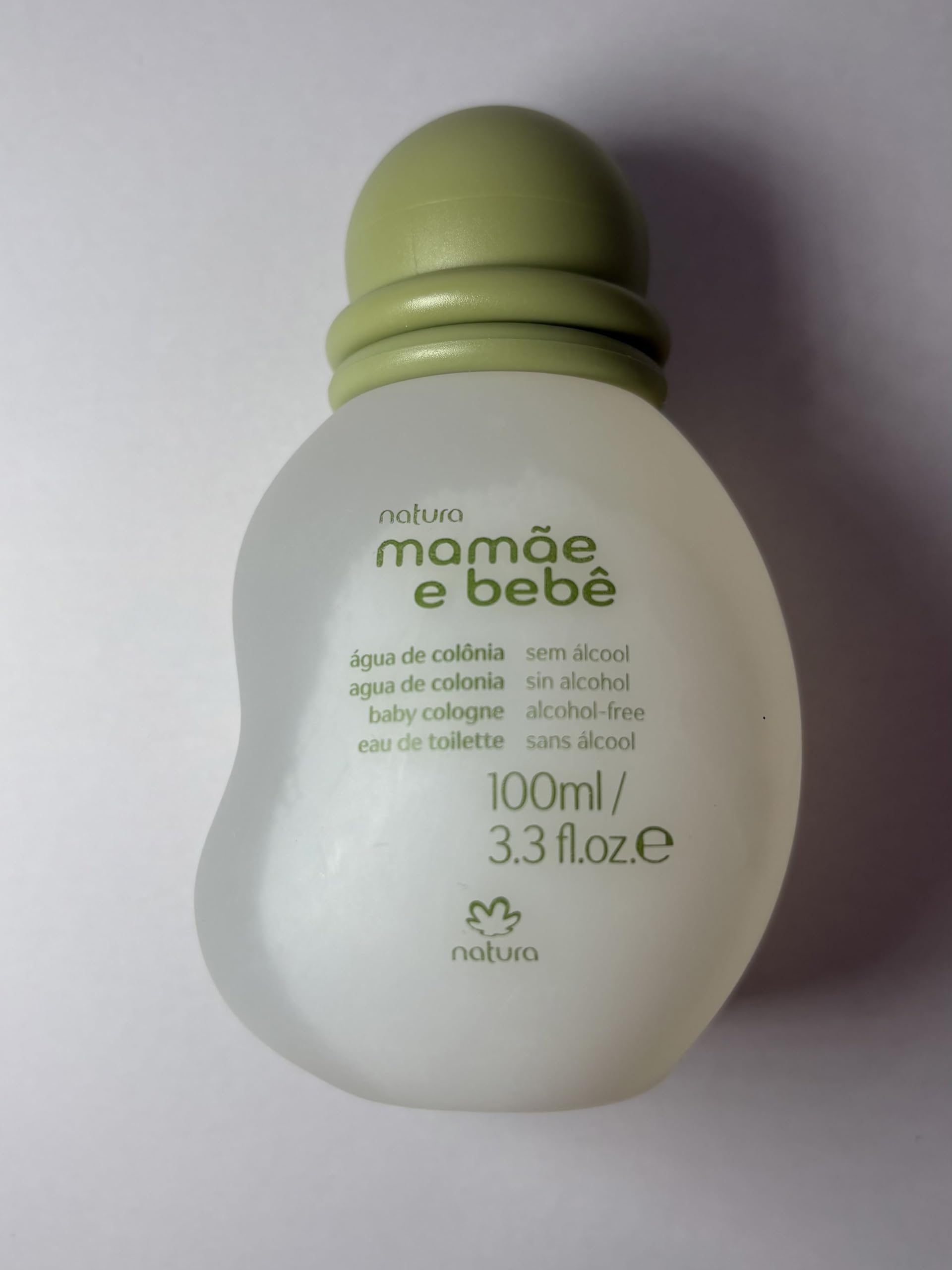 natura - Mamãe e Bebê Mom & Baby Cologne | Gentle Fresh Scent for Babies | Alcohol-Free, Hypoallergenic, Pediatrician Tested, Vegan & Safe Daily Use – 3.4 fl oz (100 ml)