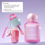 Evereden Fragrance Hair and Body Mist - Darling: Clean and Vegan Collectible Hair and Body Spray for Teen Girls - Amplify Your Self Expression with Iconic Scents in Aesthetic Bottles | Long-Lasting Strawberry, Rose & Vanilla Scent, Aesthetic Bottle, Clean