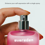 Evereden Fragrance Hair and Body Mist - Darling: Clean and Vegan Collectible Hair and Body Spray for Teen Girls - Amplify Your Self Expression with Iconic Scents in Aesthetic Bottles | Long-Lasting Strawberry, Rose & Vanilla Scent, Aesthetic Bottle, Clean