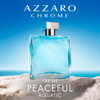 Azzaro Chrome Eau de Toilette - Fresh Aquatic Mens Cologne - Citrus, Woody, Musky Fragrance -Fresh Notes of Bergamot - Everyday Wear - Classic Summer Beach Scent - Luxury Perfumes for Men