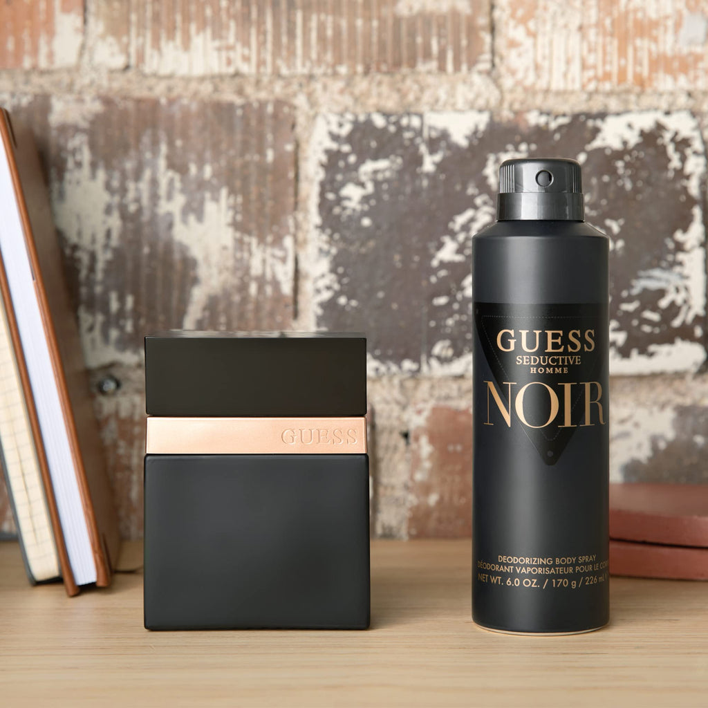 Guess Seductive Homme Noir 3.4 oz EDT Spray RETAIL
