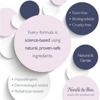Noodle & Boo Delicate Baby Powder with Pure Cornstarch and Aloe, Talc Free
