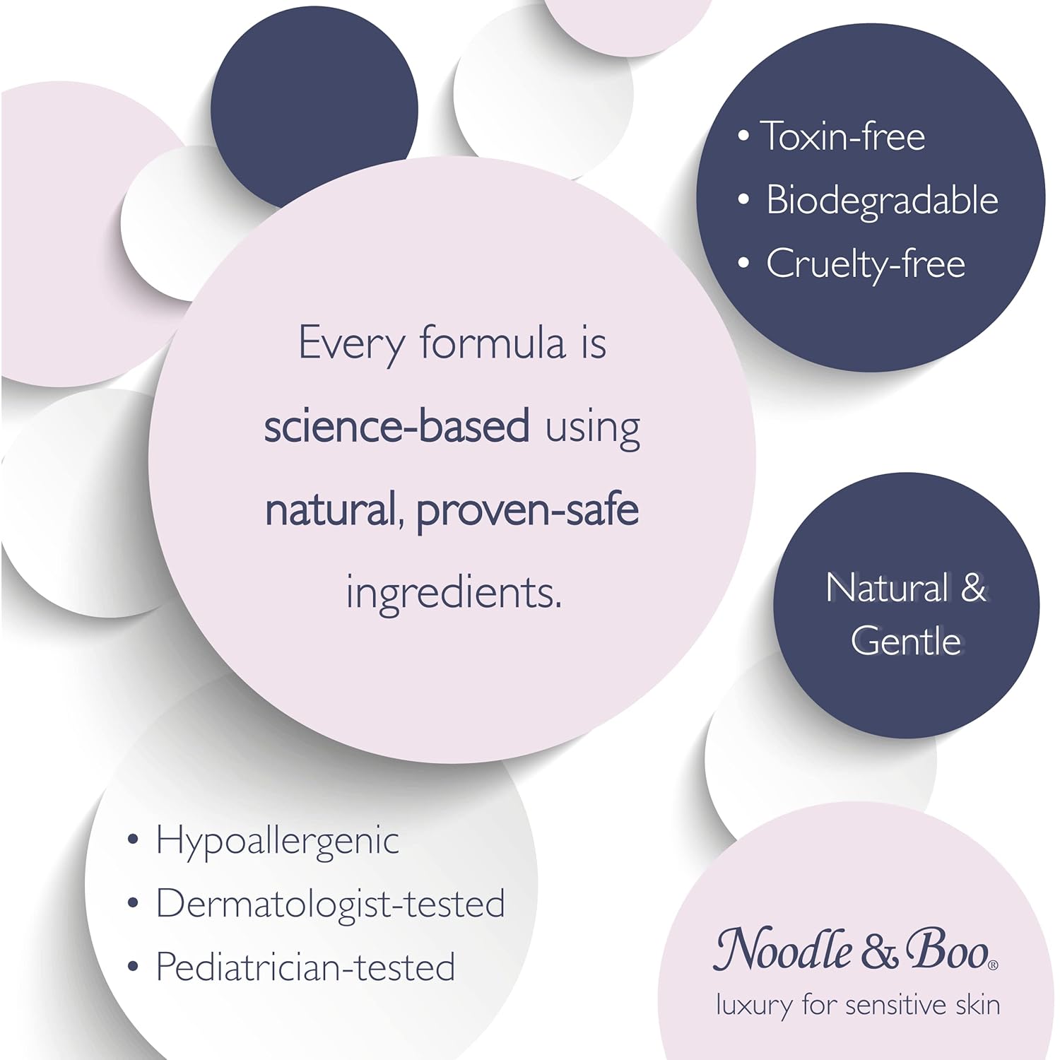 Noodle & Boo Delicate Baby Powder with Pure Cornstarch and Aloe, Talc Free
