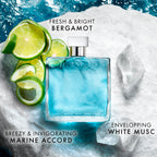 Azzaro Chrome Eau de Toilette - Fresh Aquatic Mens Cologne - Citrus, Woody, Musky Fragrance -Fresh Notes of Bergamot - Everyday Wear - Classic Summer Beach Scent - Luxury Perfumes for Men