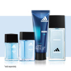 Adidas Moves Him Body Fragrance 2.5 fl oz (Pack of 1) , Notes of Green Apple, Cedarwood, Musk, Men's Fragrance, Long Lasting, Sporty Fragrance, Travel Size