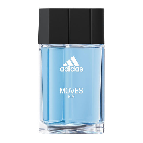 Adidas Moves Him Body Fragrance 2.5 fl oz (Pack of 1) , Notes of Green Apple, Cedarwood, Musk, Men's Fragrance, Long Lasting, Sporty Fragrance, Travel Size