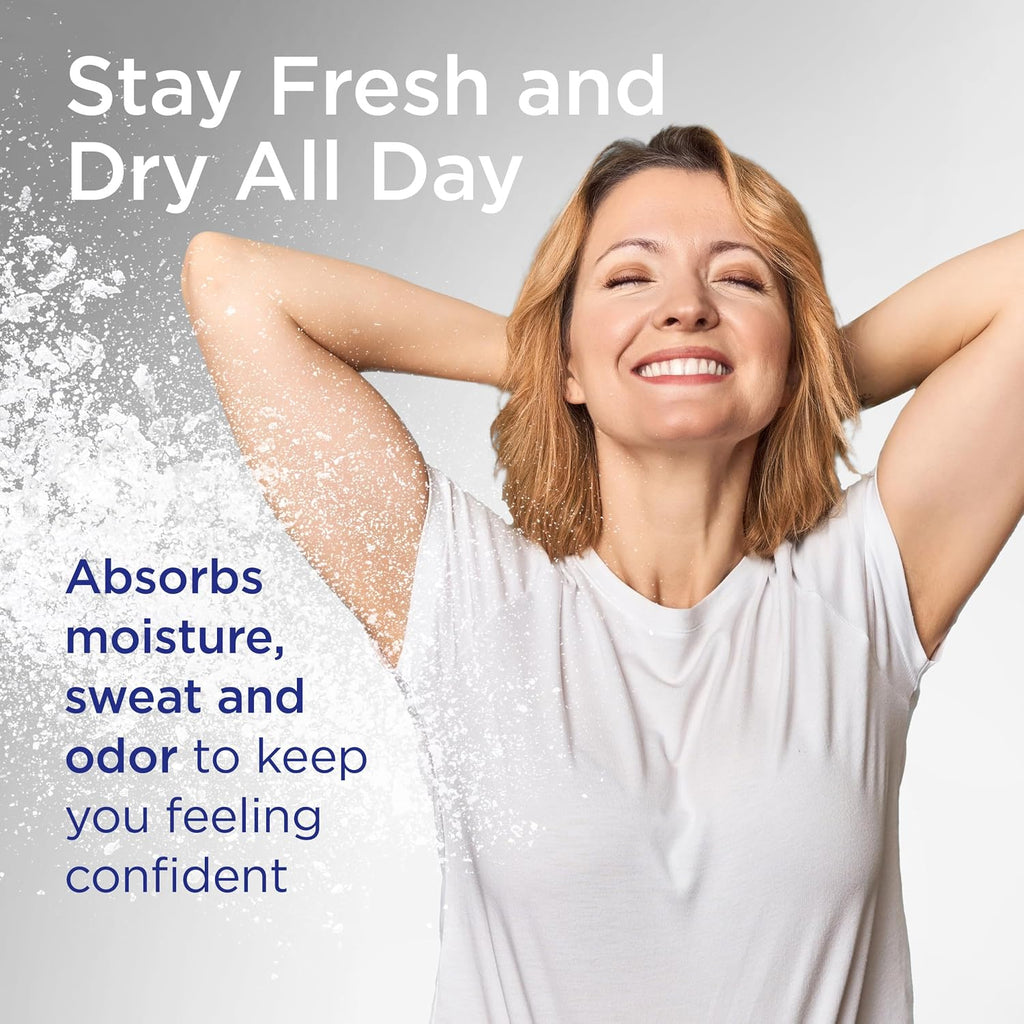 Shower to Shower Morning Fresh Body Powder with Lavender for Men & Women, Talc Free, Sweat Absorbing, Prevents Chafing & Odor, Deodorizing All Over Body Powder for Long Lasting Freshness, 13 OZ