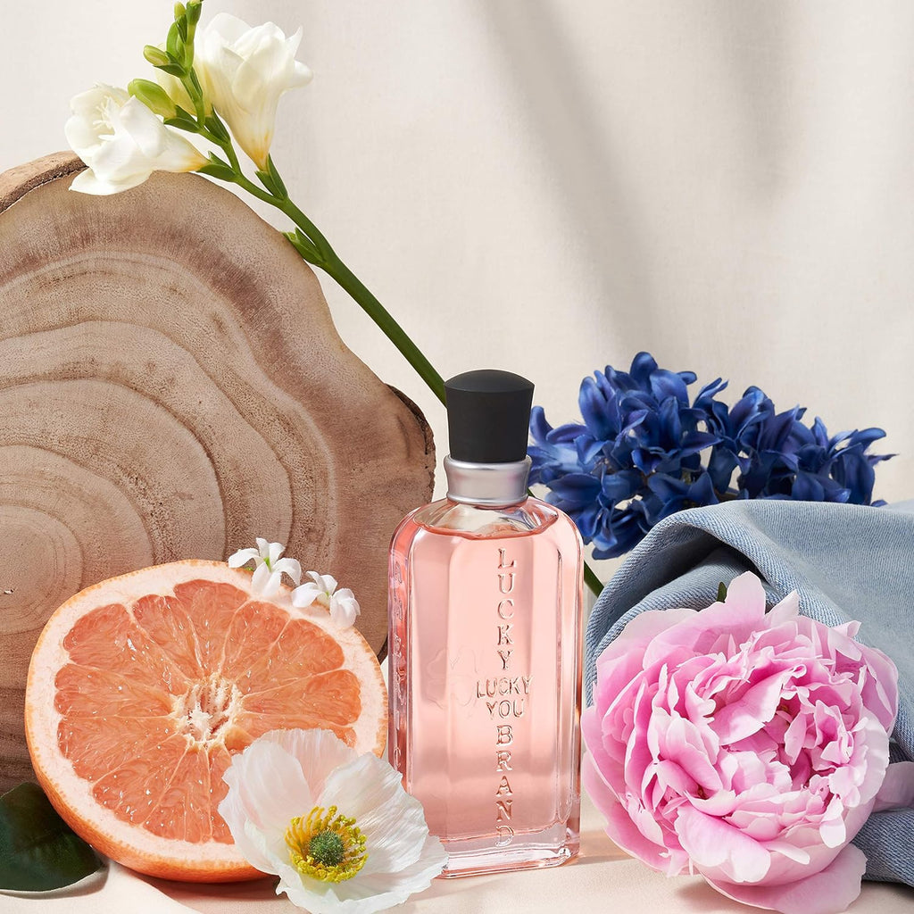 Lucky Brand Lucky You Perfume for Women, Eau De Toilette Day or Night Spray with Fresh Flower Citrus Scent, 3.4 fl oz |