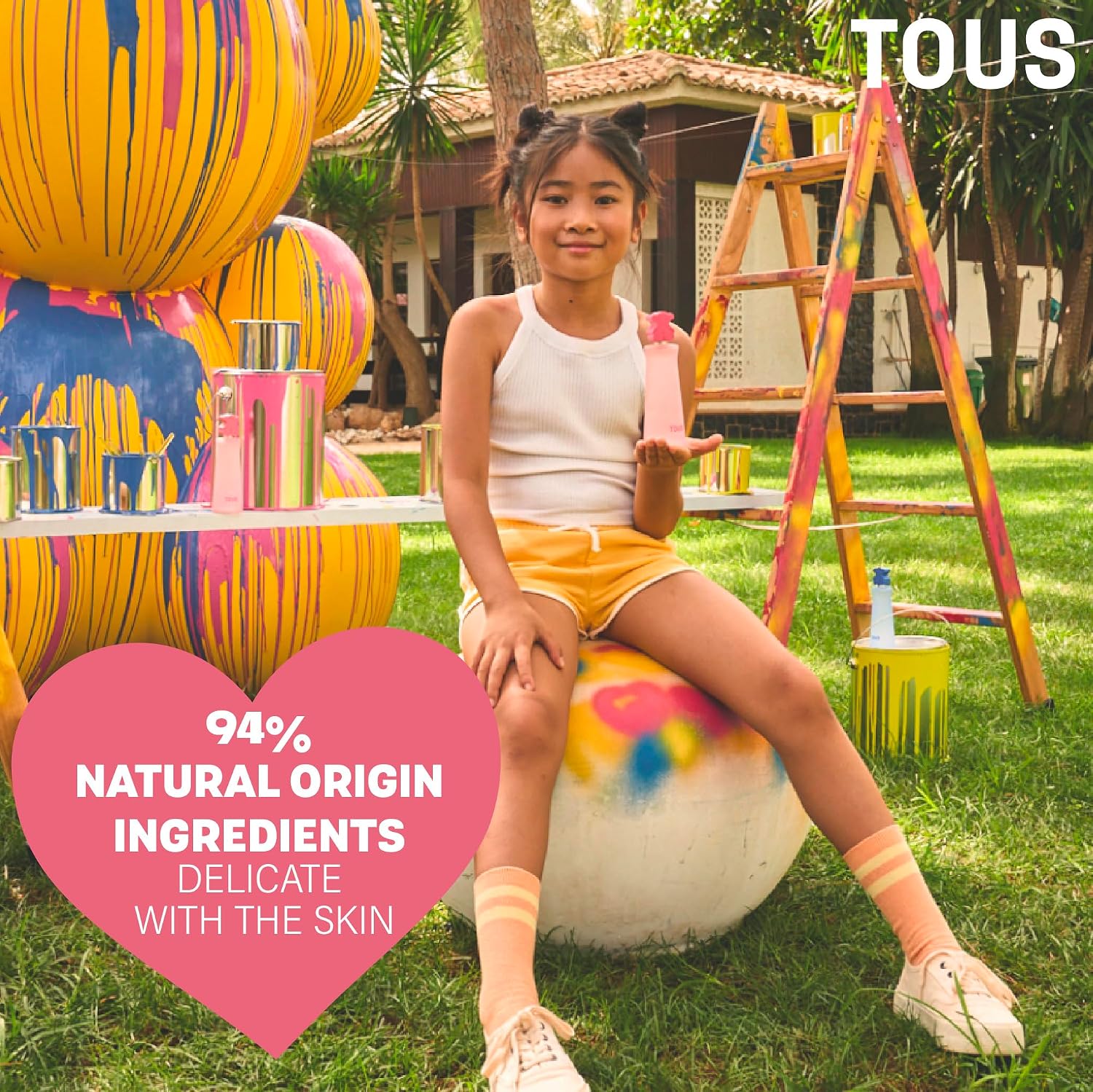 TOUS Eau de Toilette for Boys and Girls, Gentle on Children's Sensitive Skin and Ideal for Everyday Use, 3.4 Fl Oz
