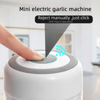 Electric Garlic Crusher Vegetable Cutter Chili  Masher Durable Garlic Chopper