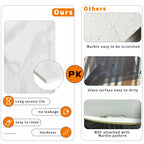 Tea Table End Table Office Coffee Table Square Marble Shelf Small Desk