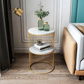 Light Luxury Side Table Small Coffee Table Flower Few Sofa Corner Cabinet
